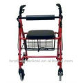 Rollator BME861 para personas mayores y personas discapacitadas Rollator de cuatro ruedas